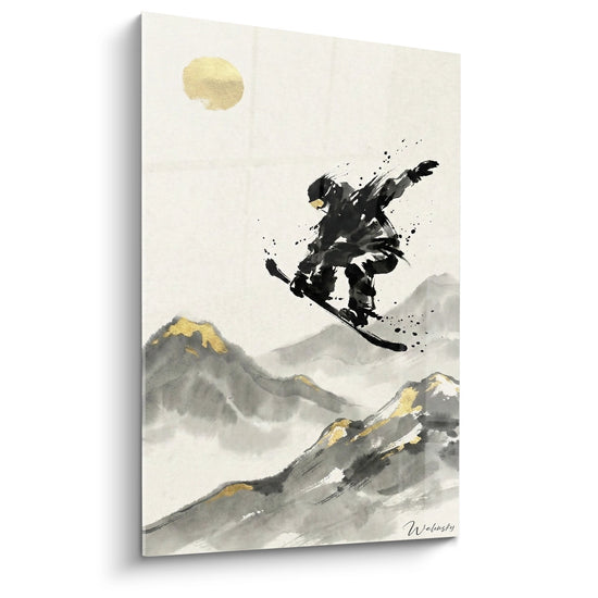 Tabella Snowboard Salto Montagna - Fuga Giapponese - Edizione Snowboard