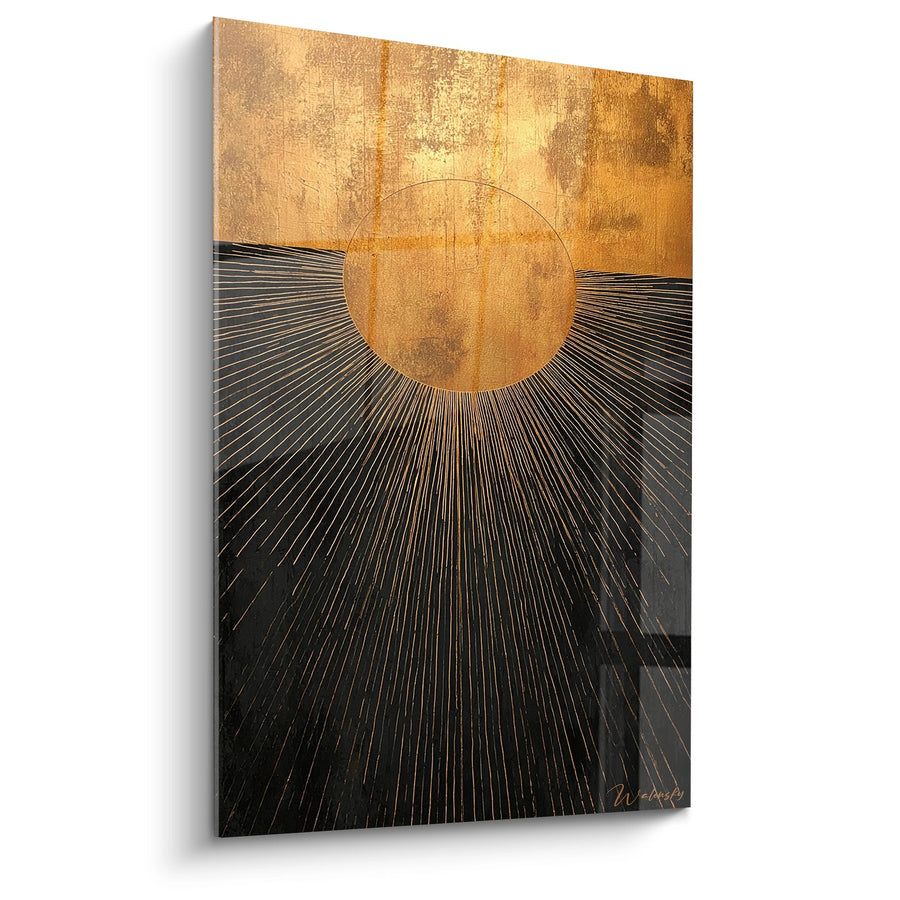 Tableau Soleil Doré Radiant - Lumière Africaine - Edition Paysages africains