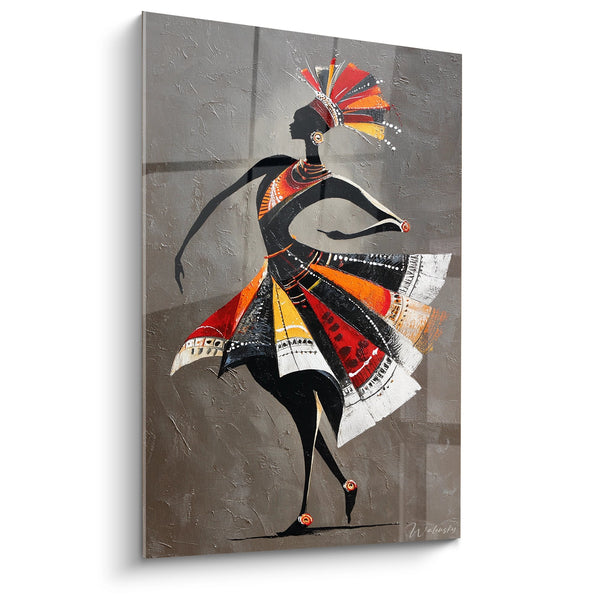 Tableau Danseuse Africaine Moderne - Élégance Tribale - Edition Danse africaine