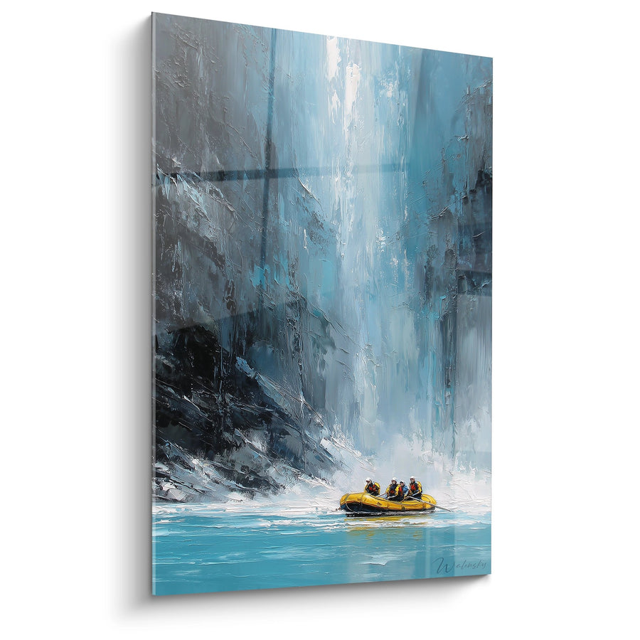 Tableau Cascade Spectaculaire - Aventure en Eaux Vives - Edition Rafting