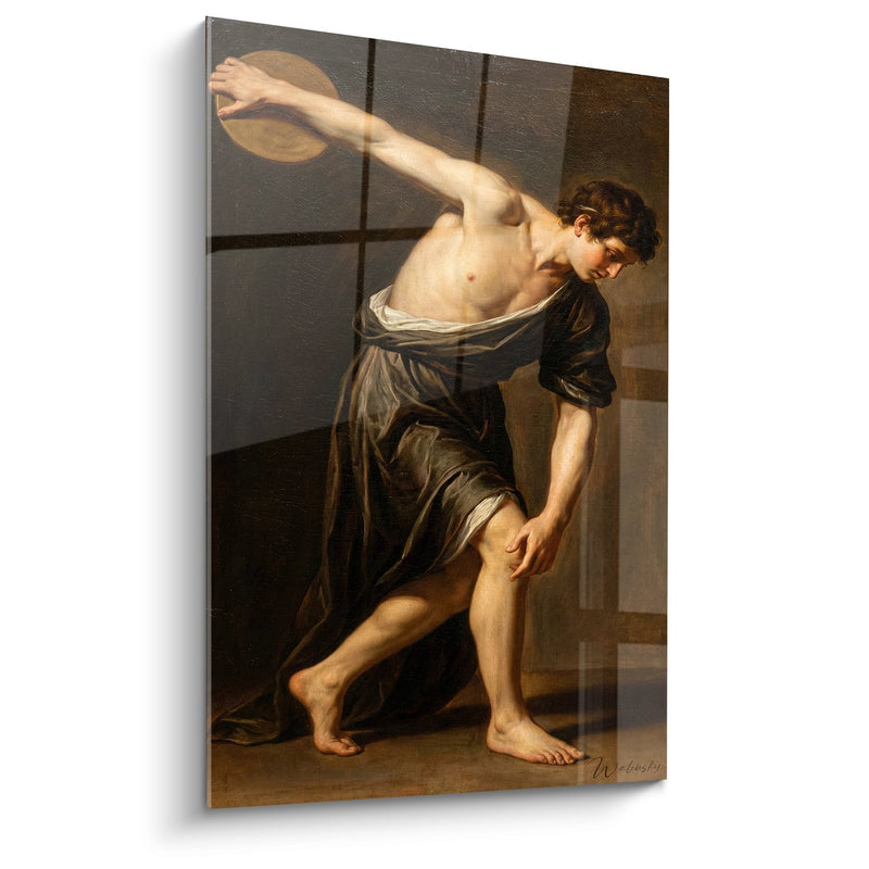 Discus Thrower Wall Art - Ancient Athlete in Motion - Athletics Edition