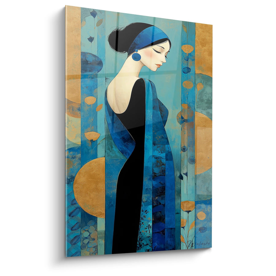 Tableau Femme Élégante - Grâce Art Déco - Edition Art déco