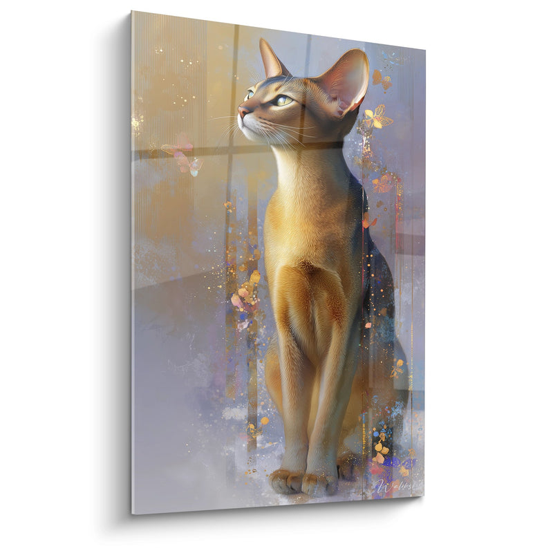 Tabella Chat Abyssin Maestoso - Eleganza Dorata - Edizione chat Abyssino