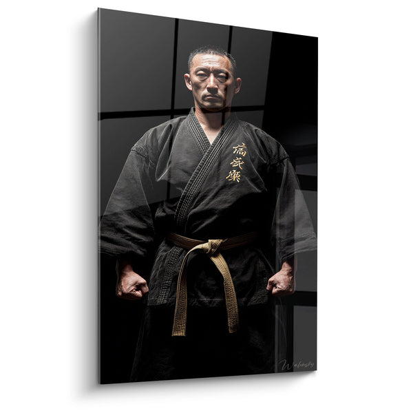 Obraz Mistrza Karate – Czarny Pas – Nauczyciel – Edycja Karate