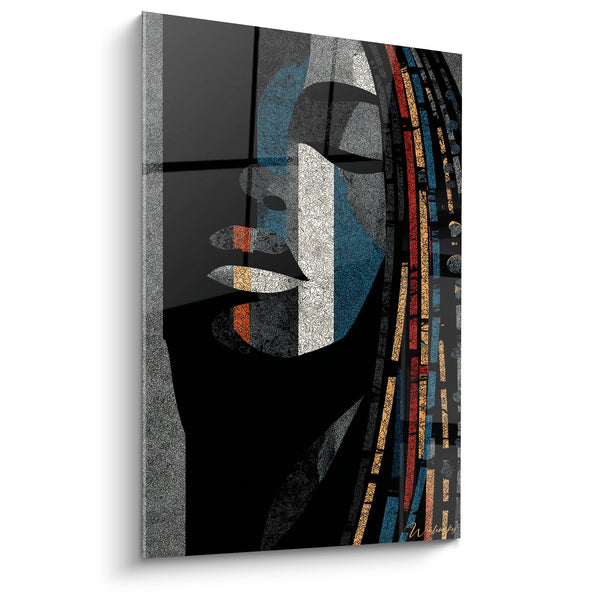 Tableau Visage Africain - Mosaïque Urbaine - Edition Visage africain