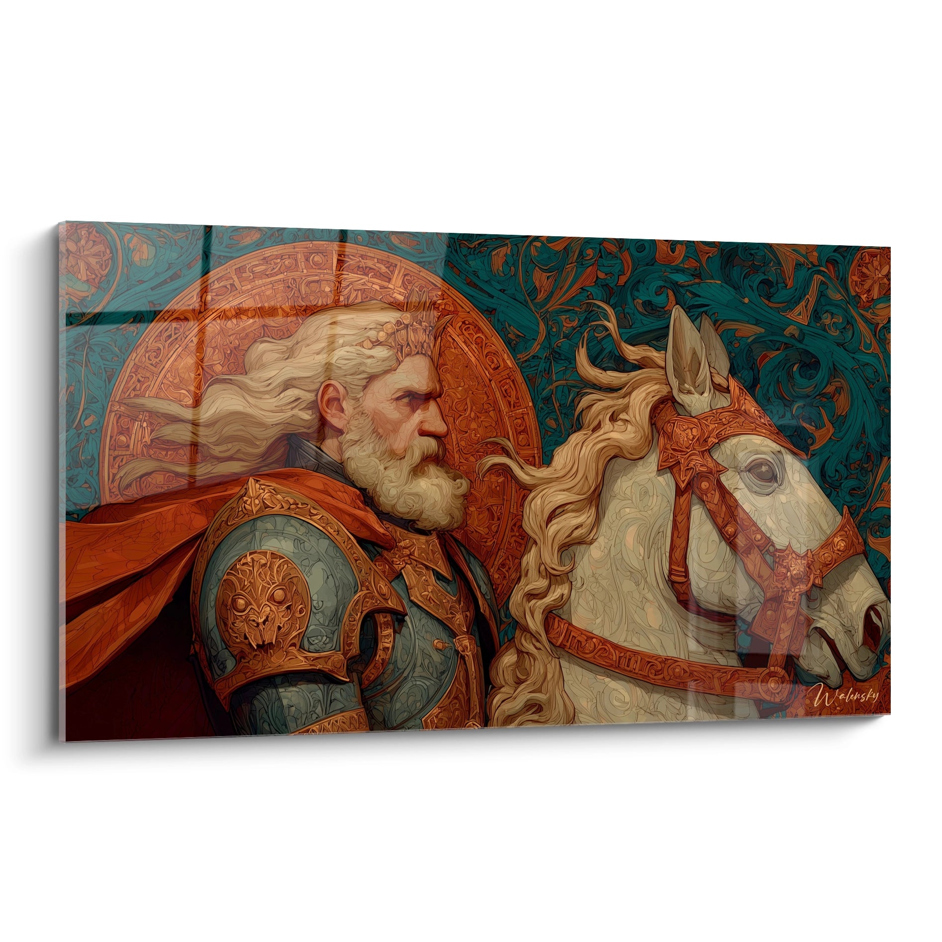 Tableau Charlemagne Destrier Sacré - édition Charlemagne