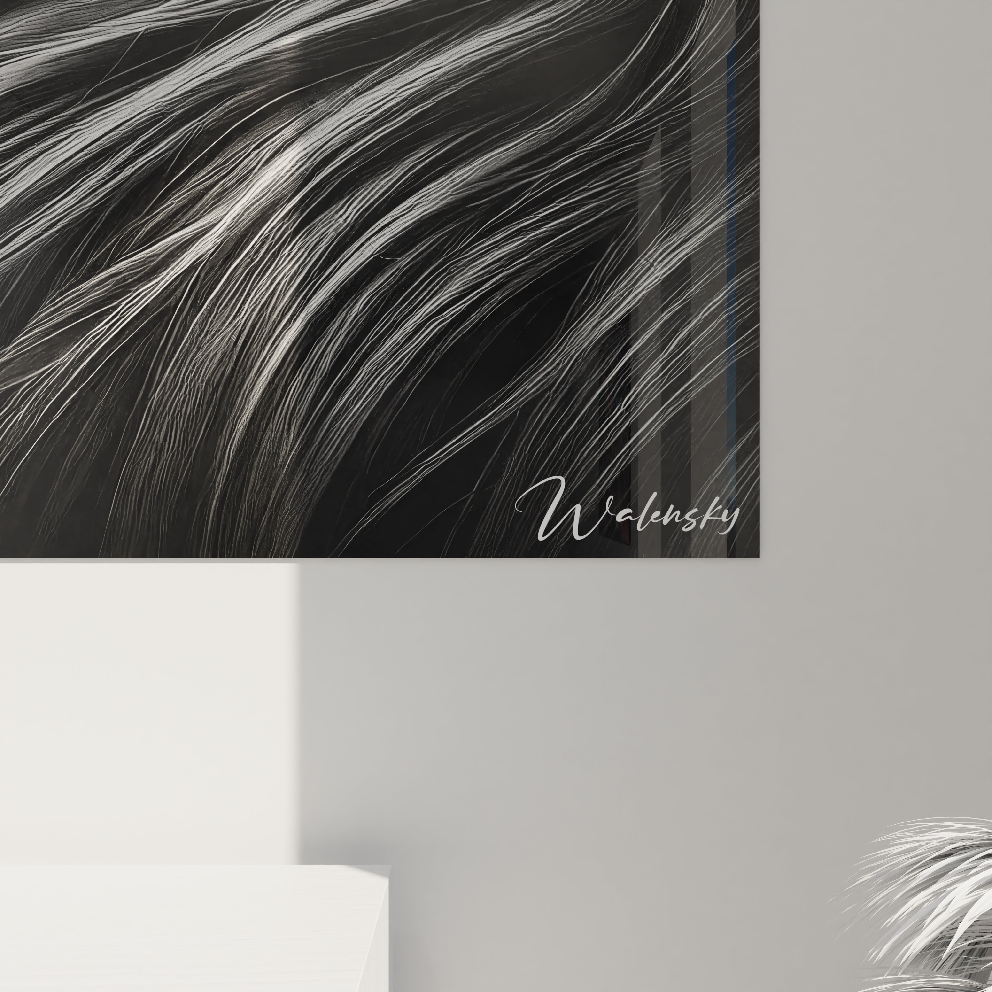Plongez dans les détails réalistes du tableau chat avec cette vue rapprochée. Chaque poil, chaque ombre est soigneusement capturé, créant un effet tridimensionnel époustouflant, parfait pour les amateurs d'art animalier.