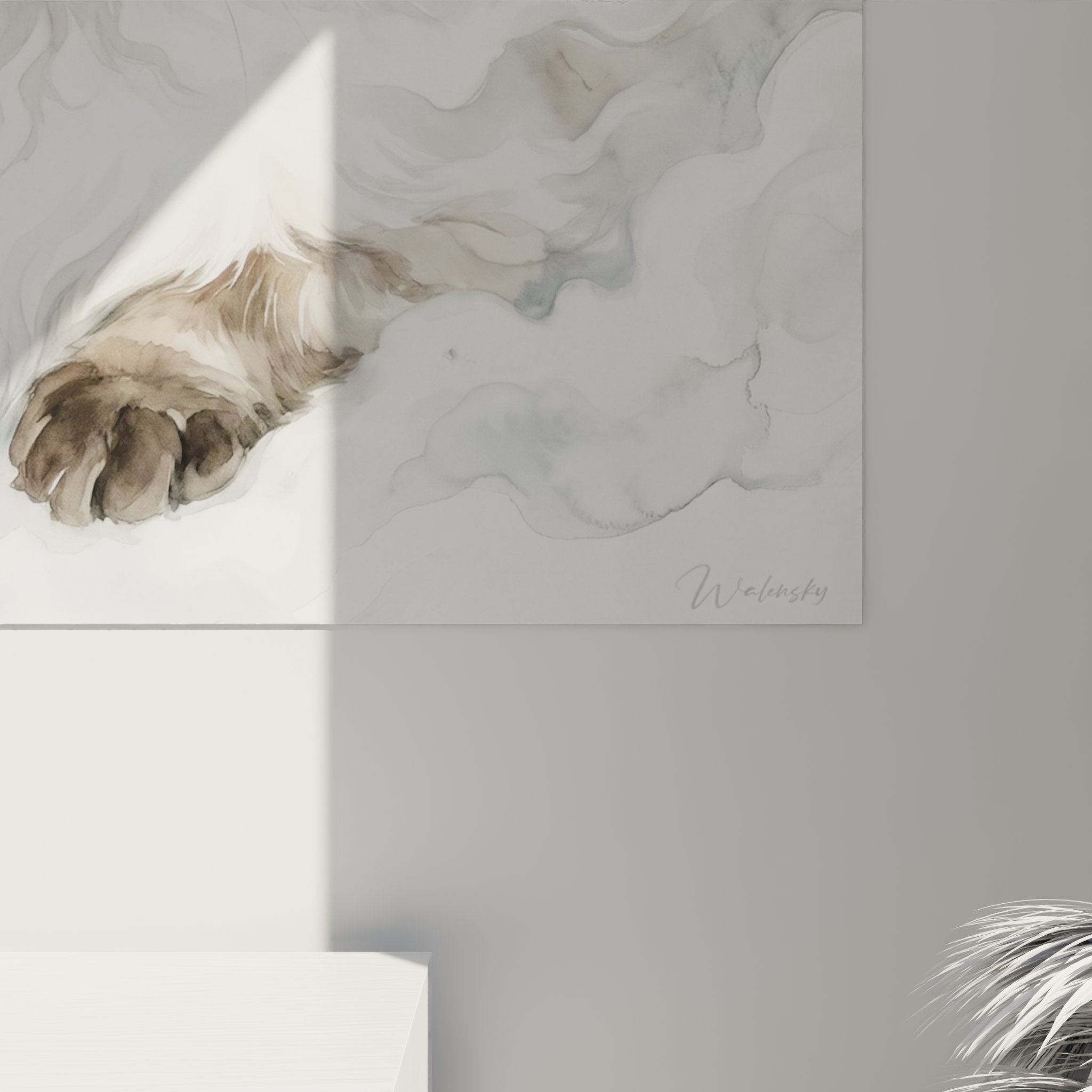 Himalayan cat wall art overview, decorative feline art for modern interior