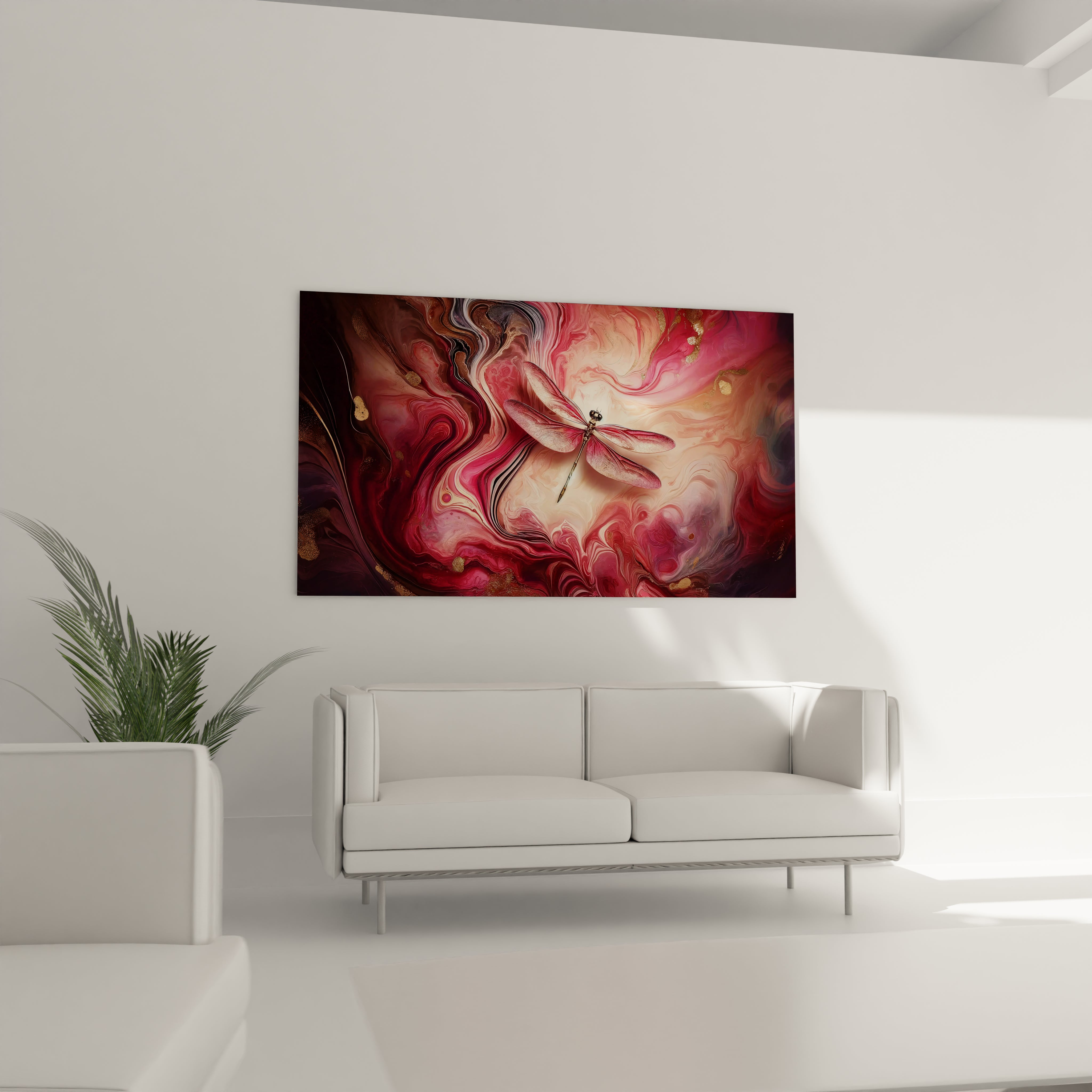 Art mural abstrait - Voyage intergalactique captivant Toile cosmique - Galaxie tourbillonnante en couleur