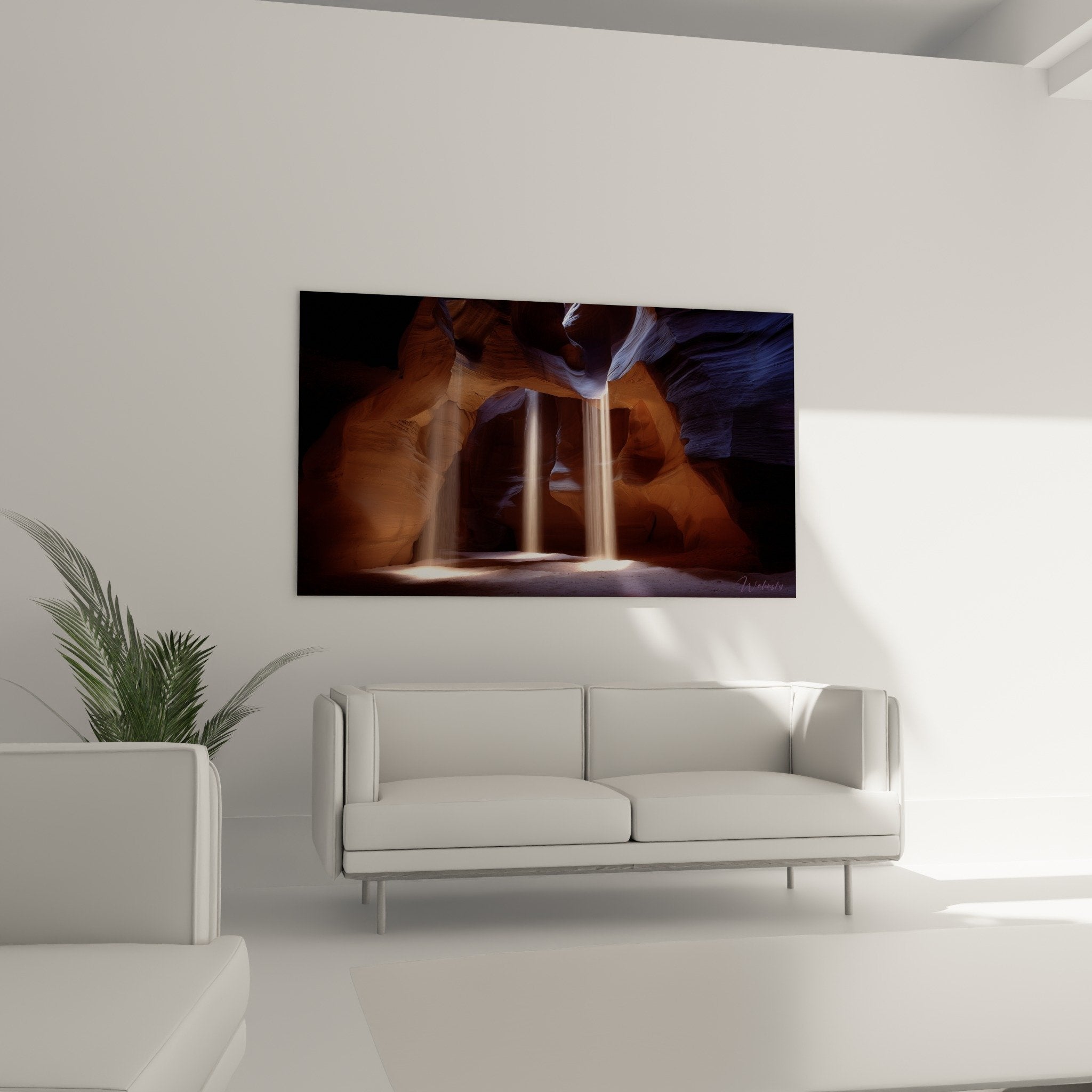 Detail canyon wall art purple rock walls textured natural sculptural finishes limited edition sand