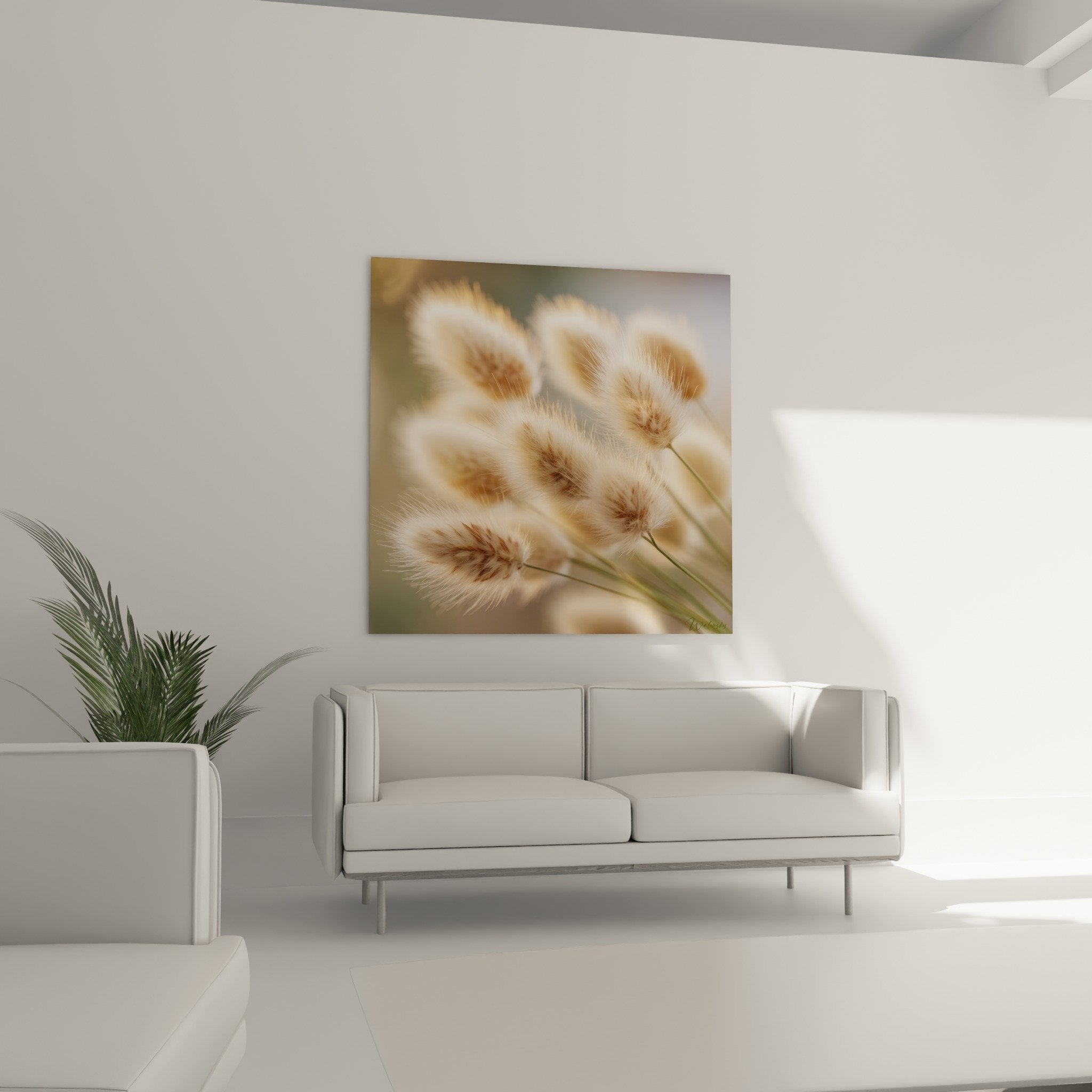Détail rapproché épis dorés graminées texture soyeuse flou artistique