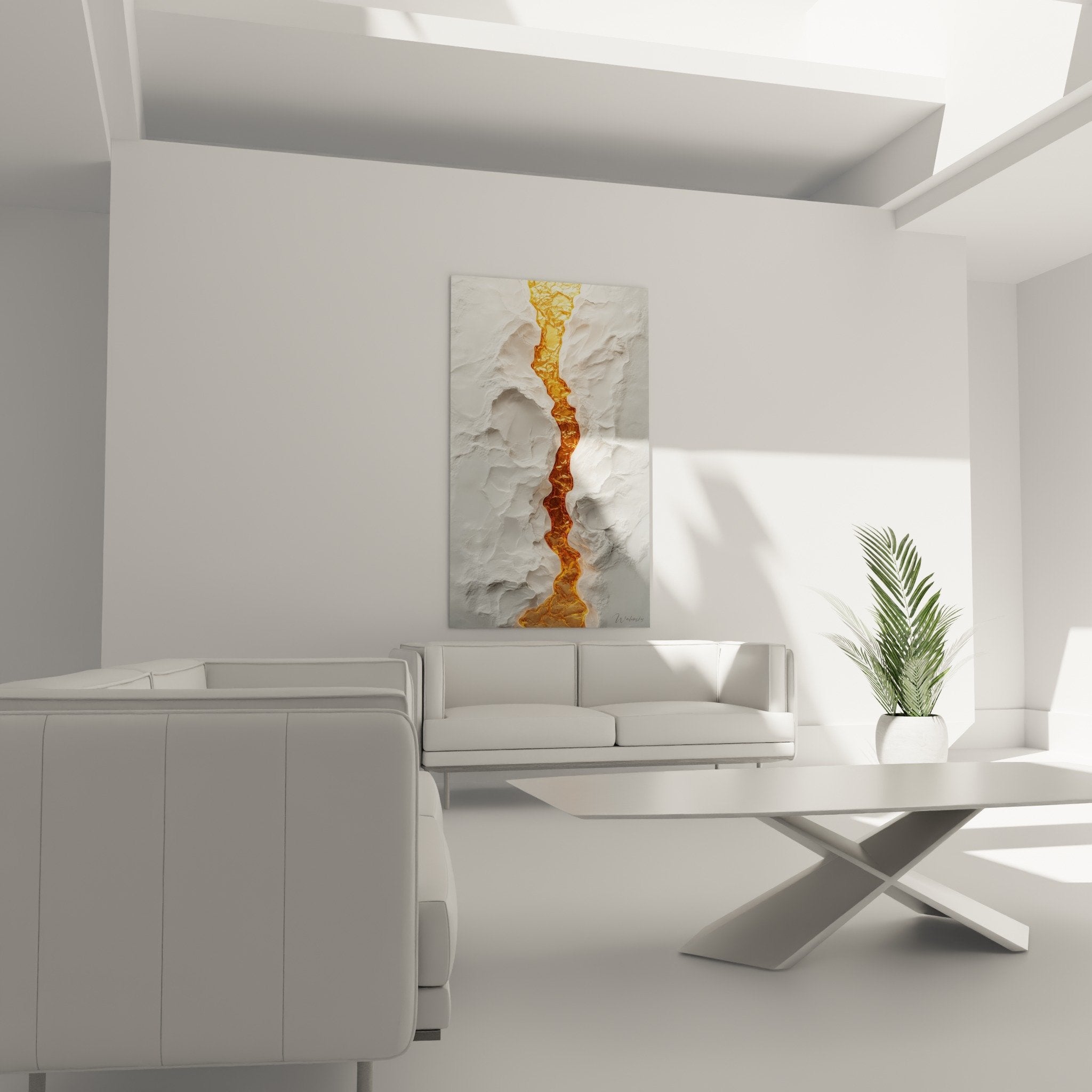 Gros plan relief marbre abstrait fissure doree texture blanche sculptural detail artistique