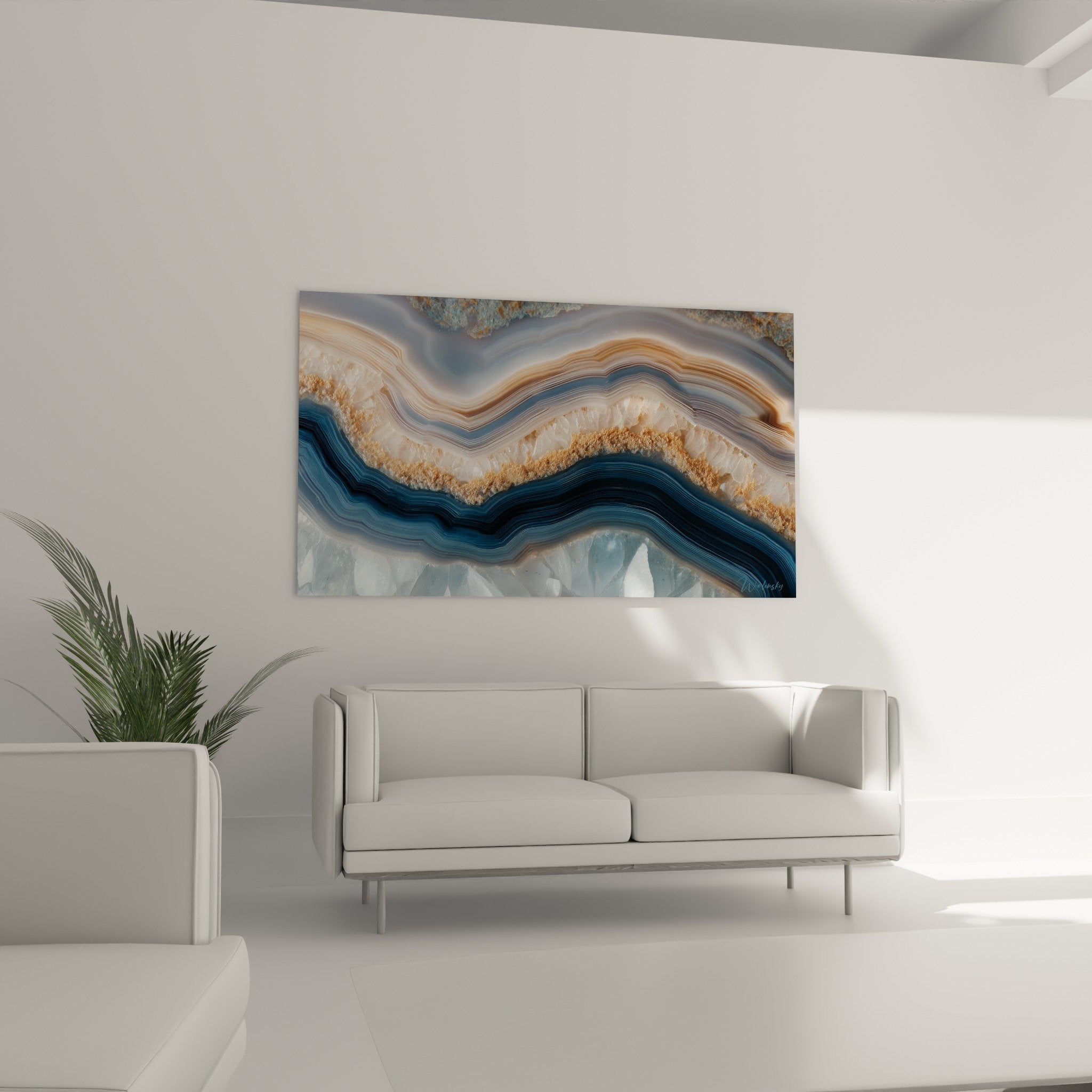 detailaufnahme abstraktem marmor goldene adern weisse kristalle fluide texturen kunstlerische wellen