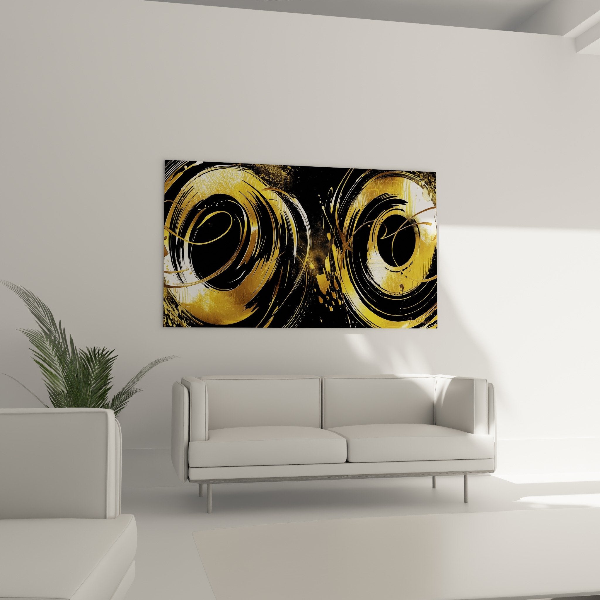 detail spirales dorees metalliques reflets cuivres texture abstraite art contemporain de luxe