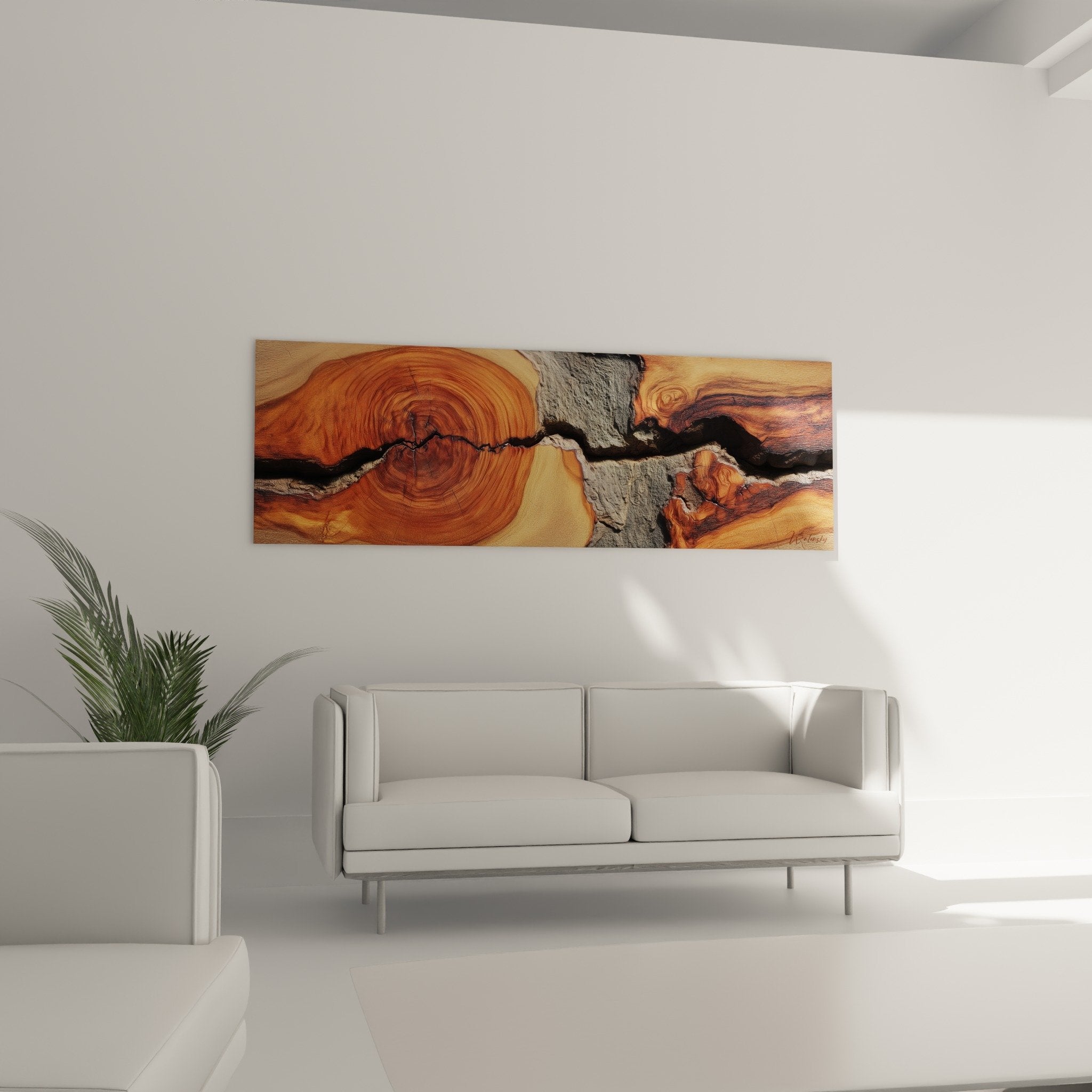 detail concentric orange veins anthracite cracks sculpted wood texture feng shui east wood