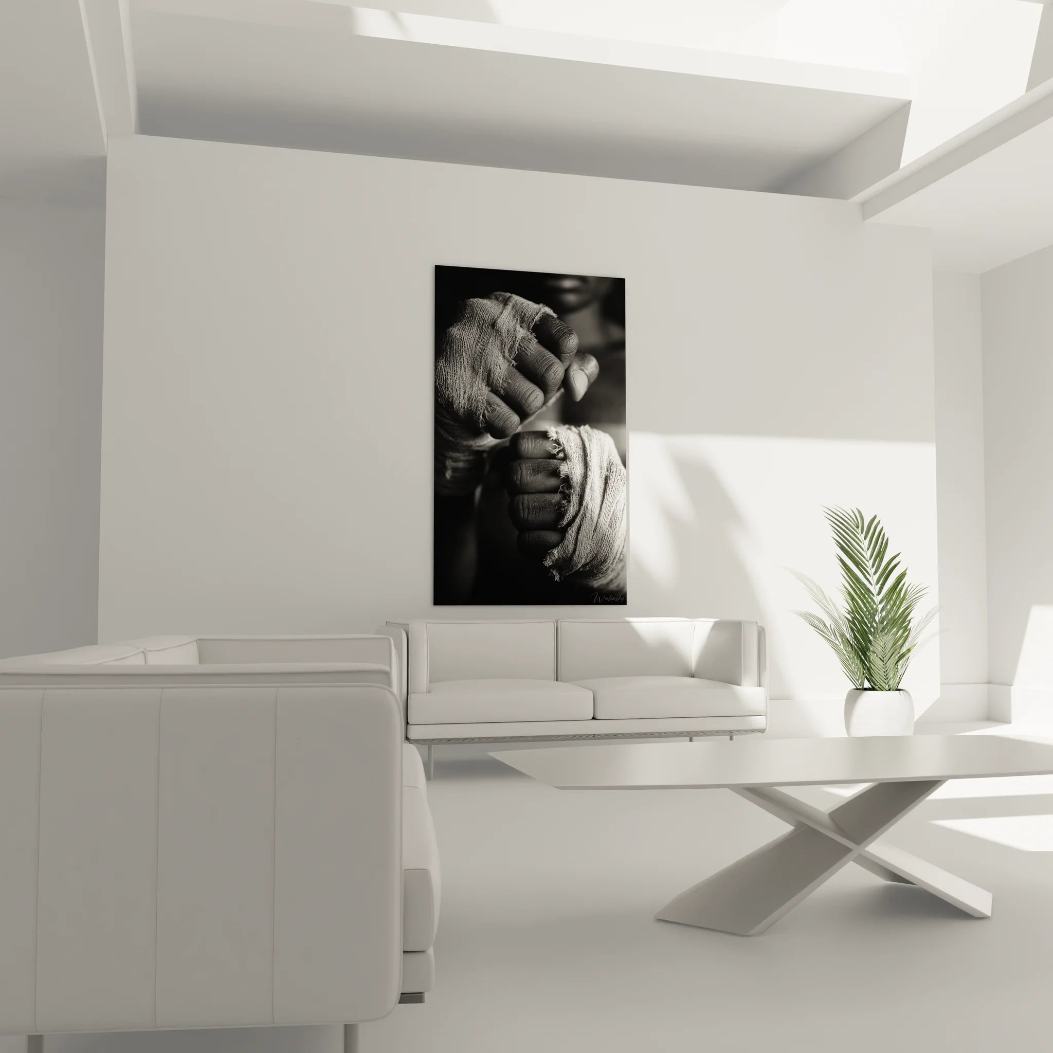 Gros plan tableau mains ridées noir et blanc détails texture peau vintage