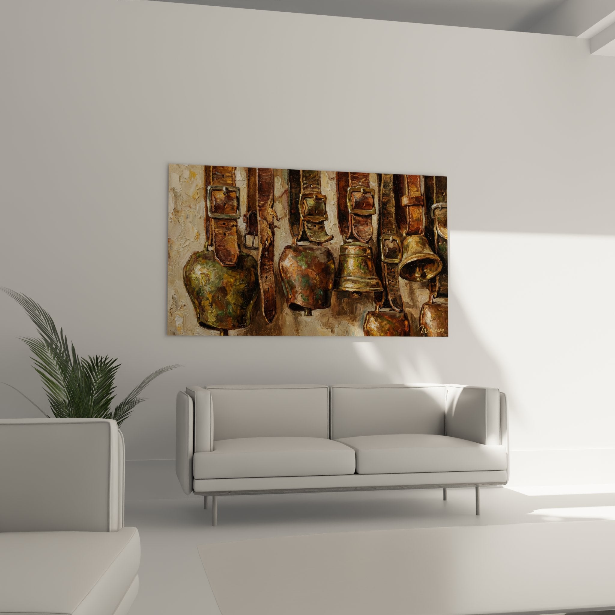 Detail of ancient pottery with golden reflections and time-worn patina in Savoyard style