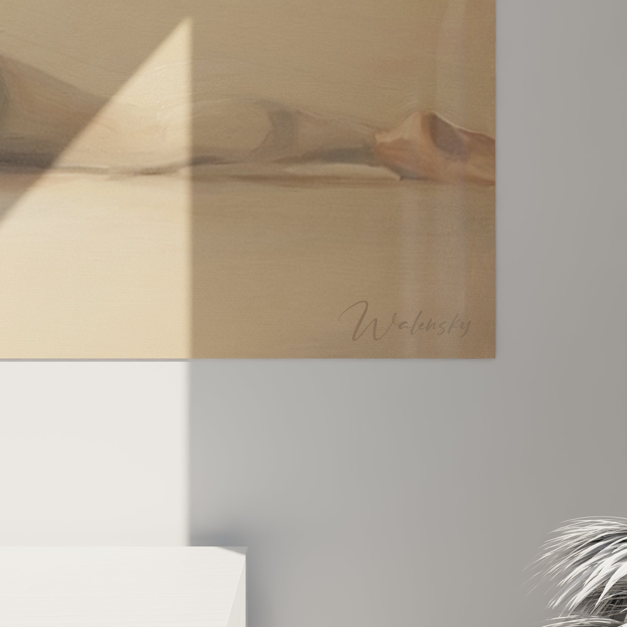 Yoga Stretching Wall Art Serenity - Gymnastics Art