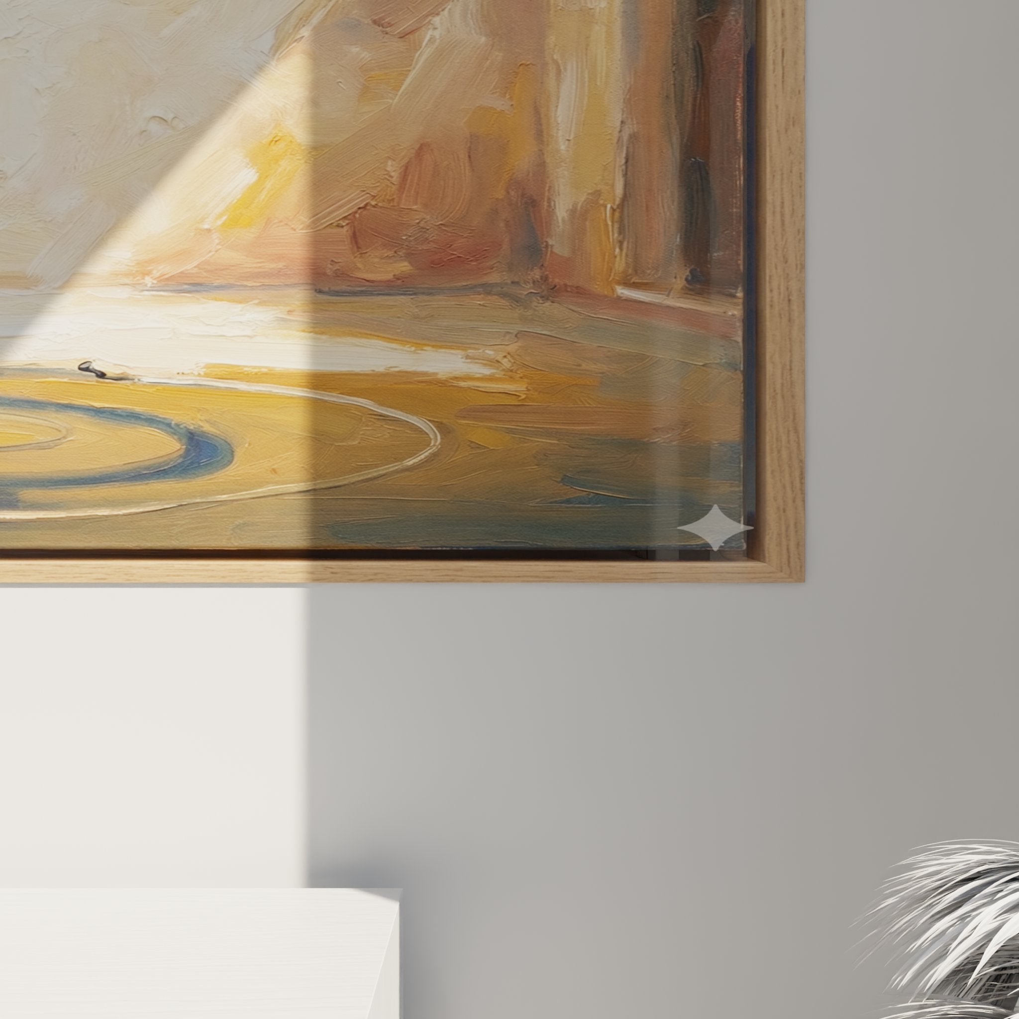 Vue ensemble tableau panoramique ballerine danse classique decoration interieure moderne