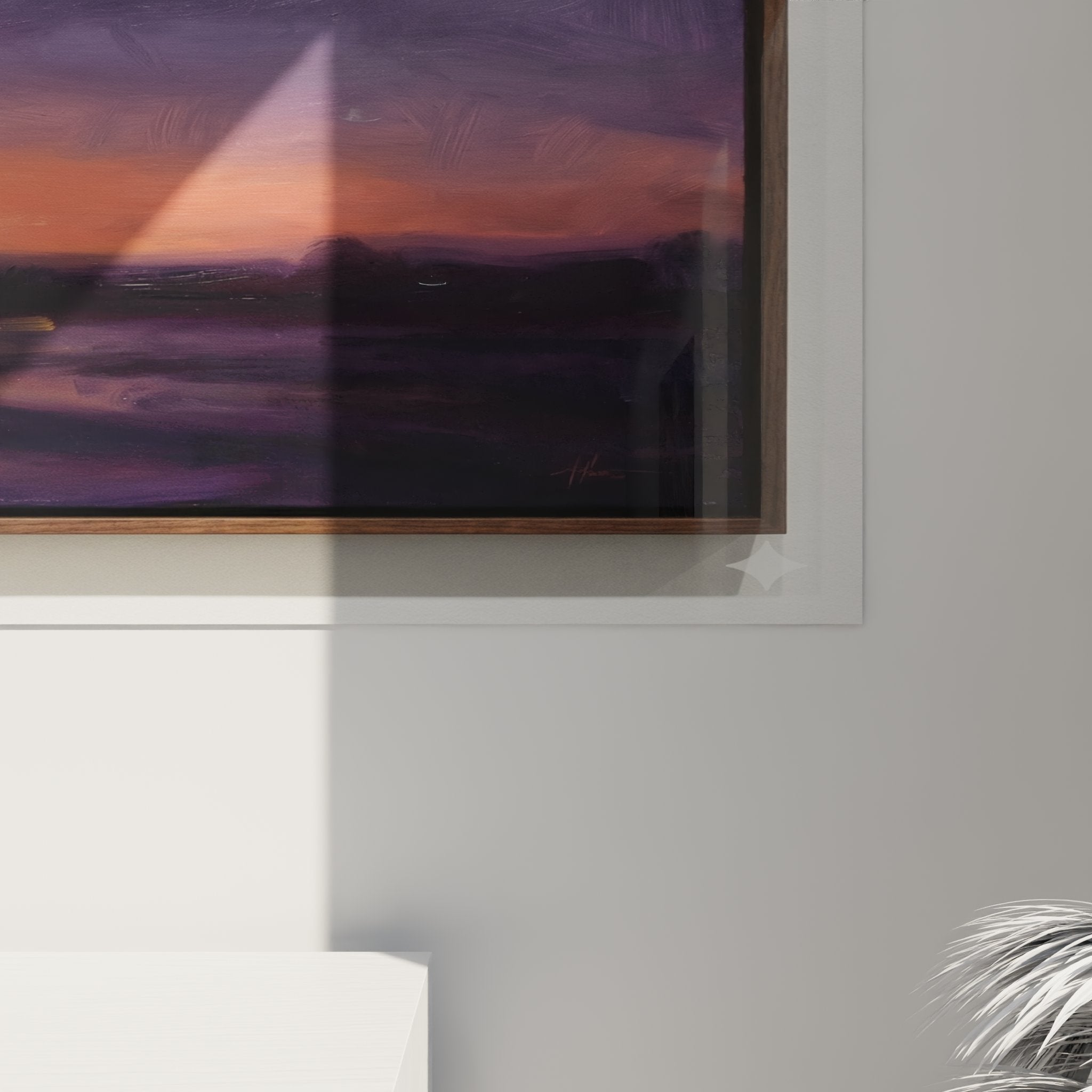 Vue ensemble tableau panoramique sport fitness femme corde sauter paysage coucher soleil decoration murale moderne