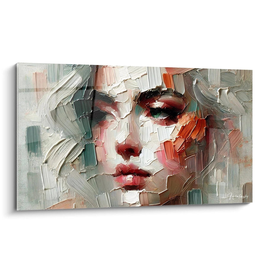 Wall Art Close to the Skin - Abstract Face Edition
