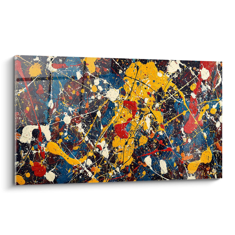 Abstract Splash Color Explosion and Dynamic Splatters - Pure Energy - Abstract Painting Style Edition