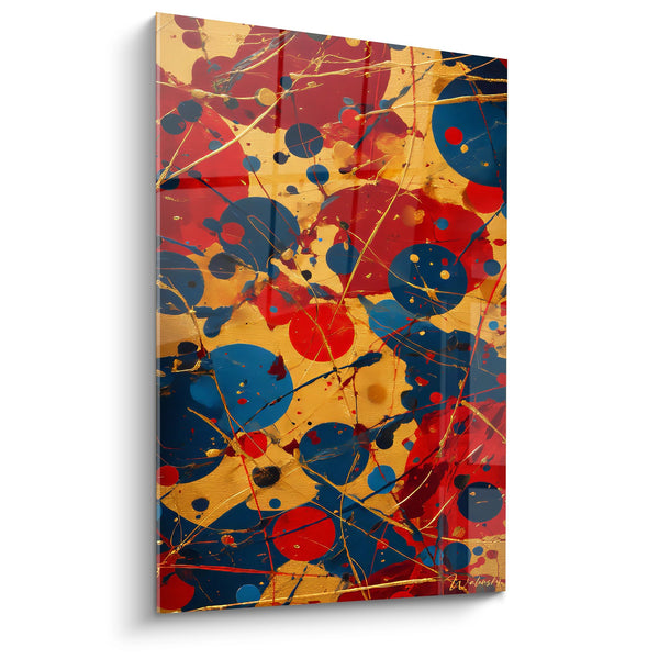 Cuadro salpicaduras de colores - Explosión creativa - edición estilo pintura abstracta