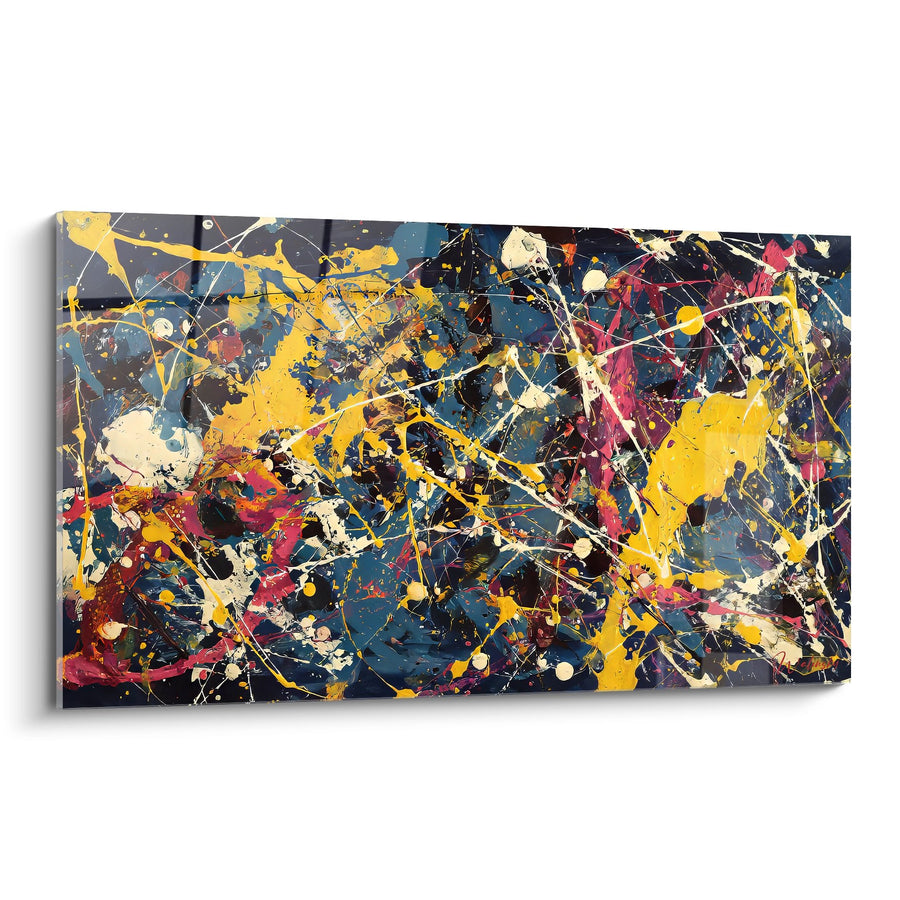 Color Explosion Painting - Creative Chaos - abstract painting style edition
