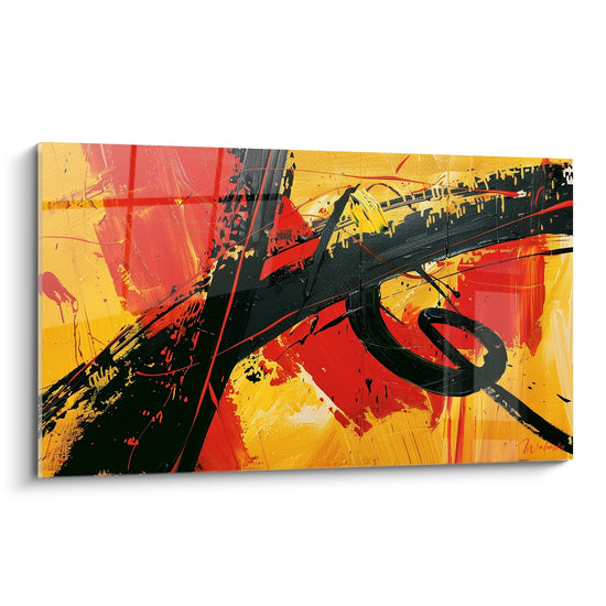 Tableau abstrait expressionniste - Énergie en mouvement - édition Expressionniste