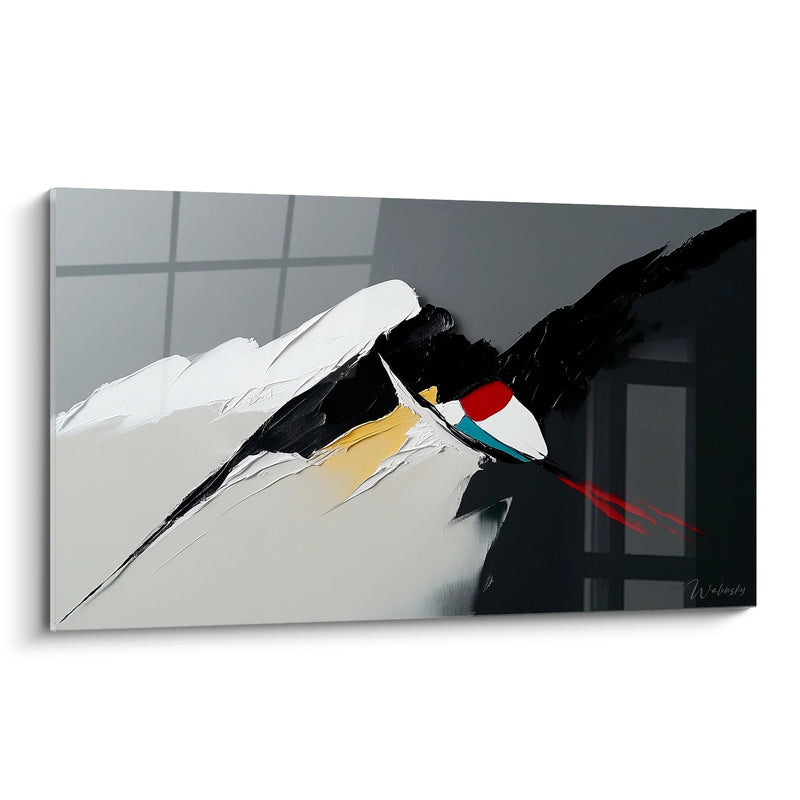 Dynamische abstrakte Komposition - Kreatives Streben - Abstrakte Landschaftsausgabe