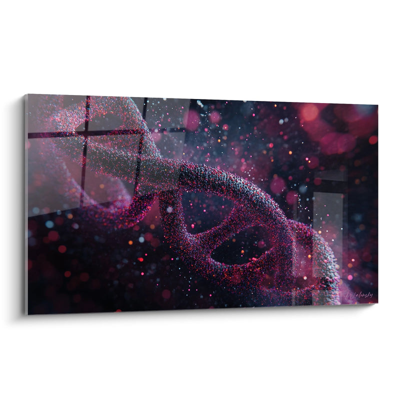 DNA-Gemälde kosmisch - Stellare Helix - DNA-Edition