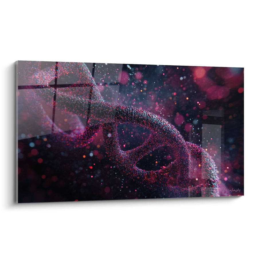 DNA-Gemälde kosmisch - Stellare Helix - DNA-Edition