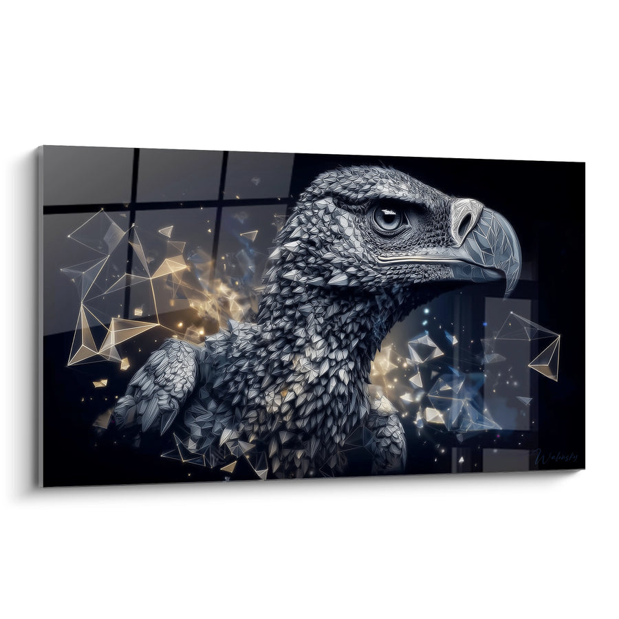 Tableau Argentavis Futuriste - Vision Cristalline - édition Argentavis