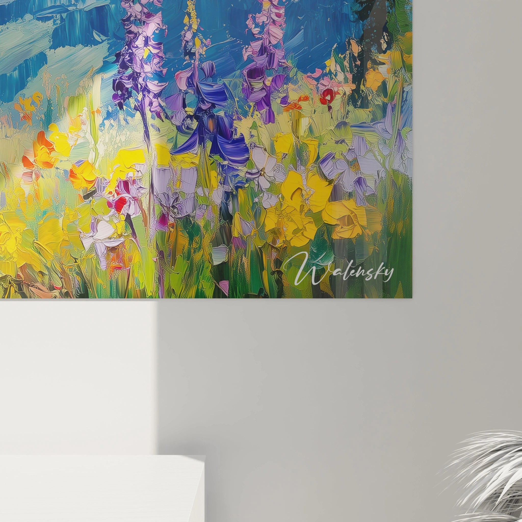 Un tableau montagne panoramique captant la sérénité d'un paysage alpin où des sommets enneigés se dressent sous un ciel aux teintes pastel, tandis qu'une prairie alpine foisonne de lupins violets et de fleurs jaunes vives, peintes avec des empâtRetryThis response paused because Claude reached its max length for a message. Hit continue to nudge Claude along.ContinueClaude can make mistakes. Please double-check responses.