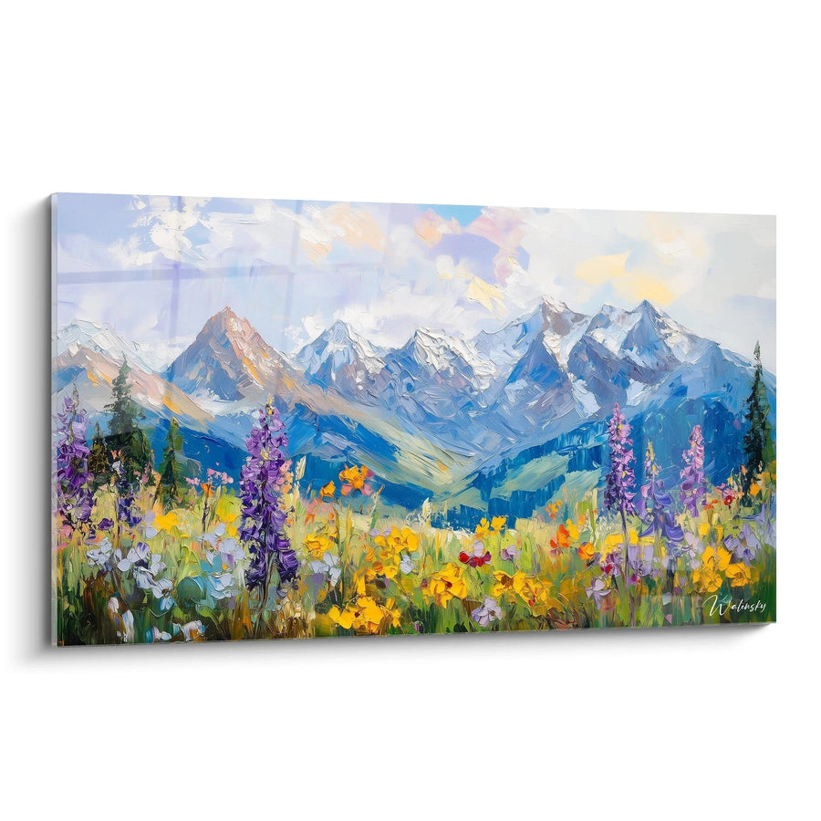Altitude Blooming Canvas - mountain edition