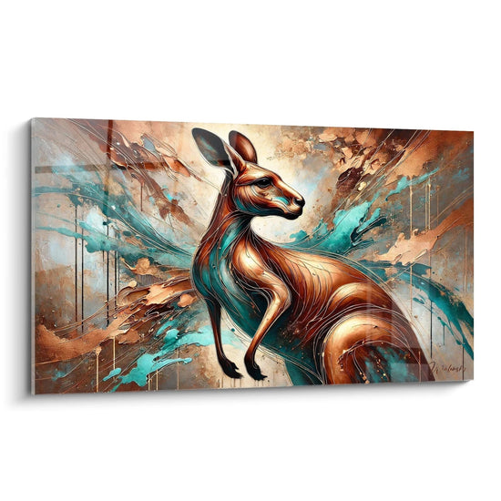 Australian Soul Wall Art - Kangaroo Animals Edition