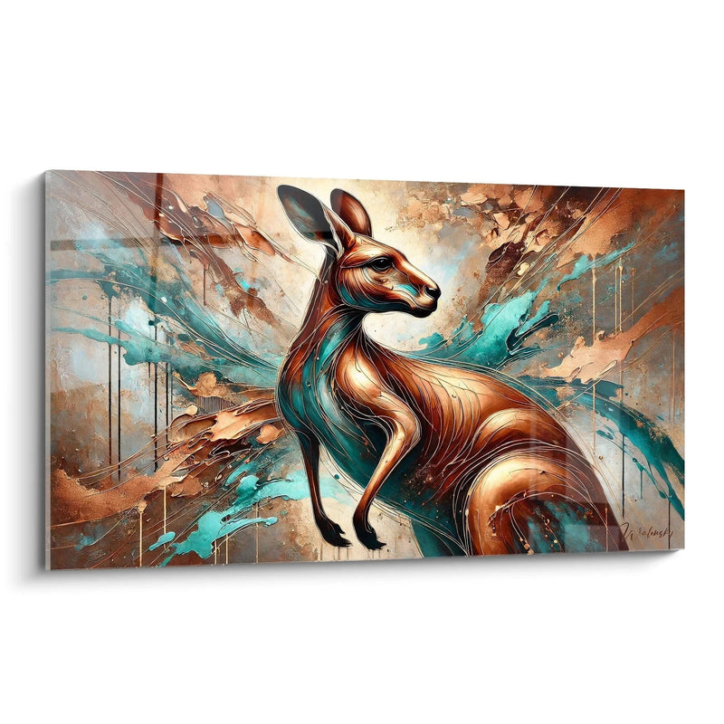 Australian Spirit Wall Art - Kangaroo Animals Edition
