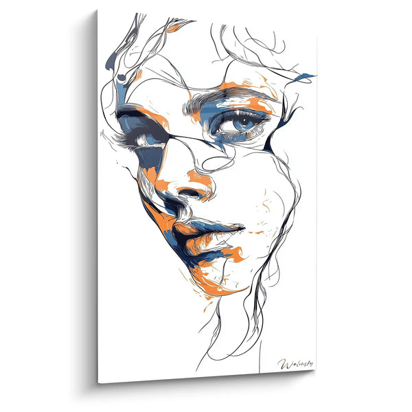 Cuadro Alma Gráfica -Edición Rostro Abstracto