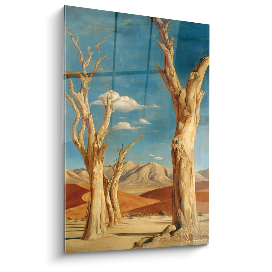 Tableau arbres morts désert - Sentinelles éternelles - édition désert