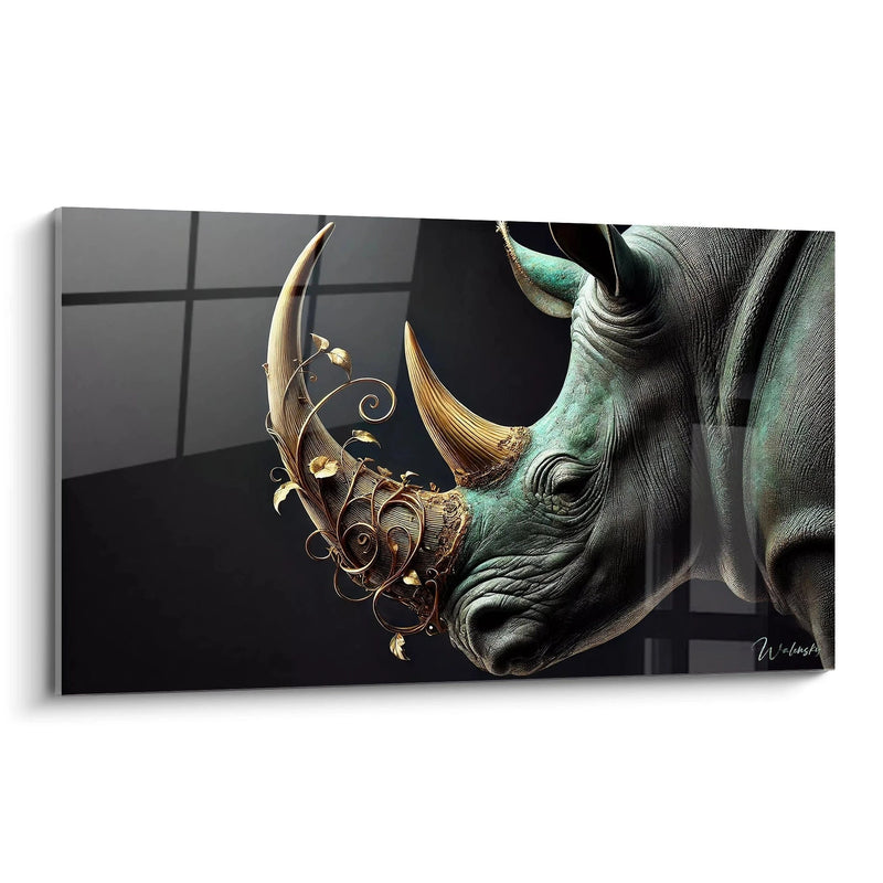 Tafel Natur-Rüstung - Nashorn-Edition Tierwelt