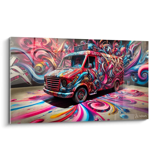 Nomadische Kunstprint - Graffiti Street Art Editie