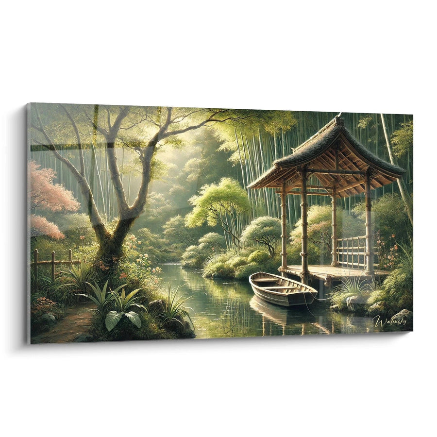 Water's Flow Artwork - Jungle Landscape Edition