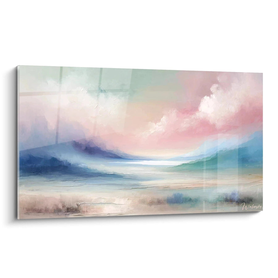 Aurore Pastel schilderij - Abstracte Editie