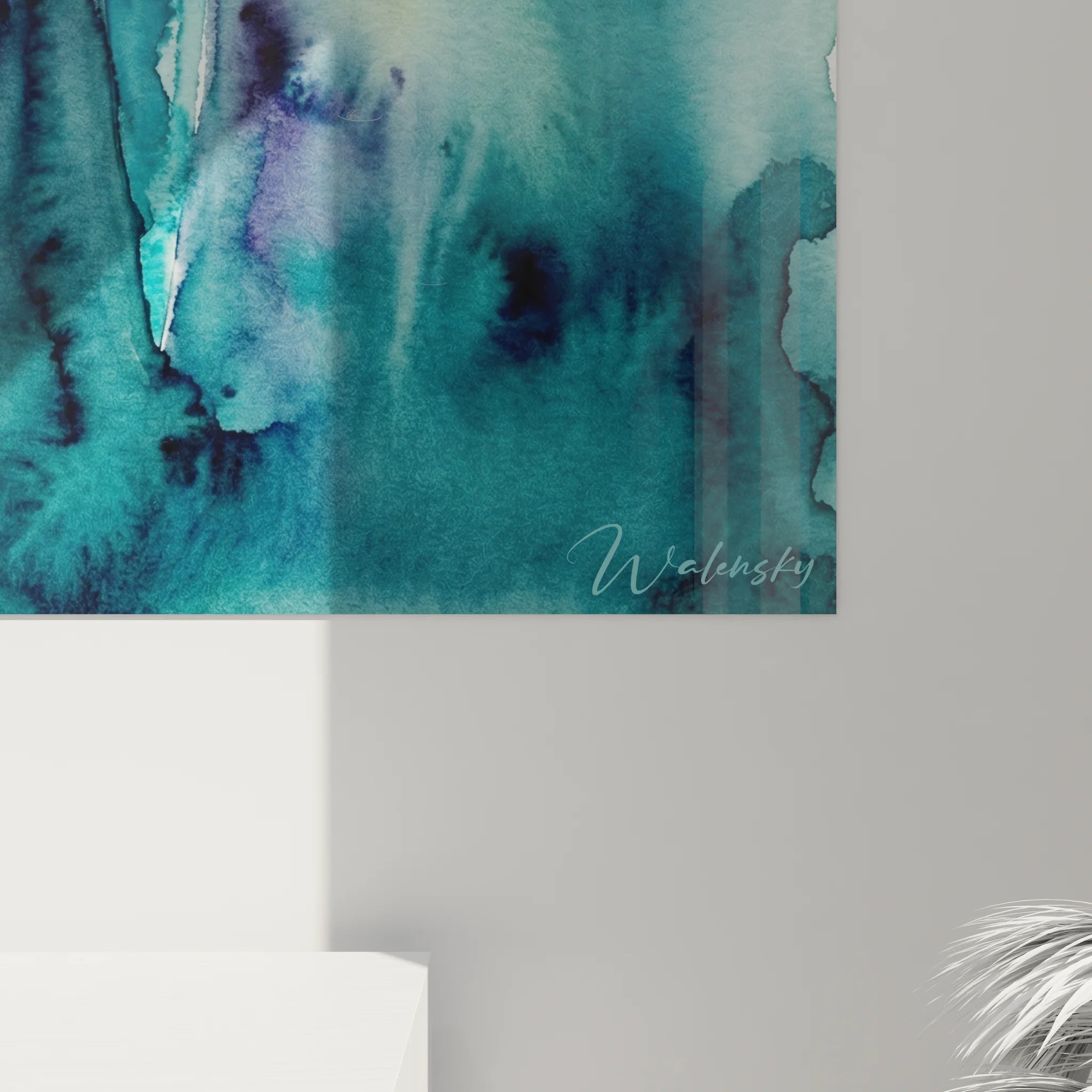 Vue ensemble tableau aviron aquarelle, art mural sport nautique pour décoration moderne