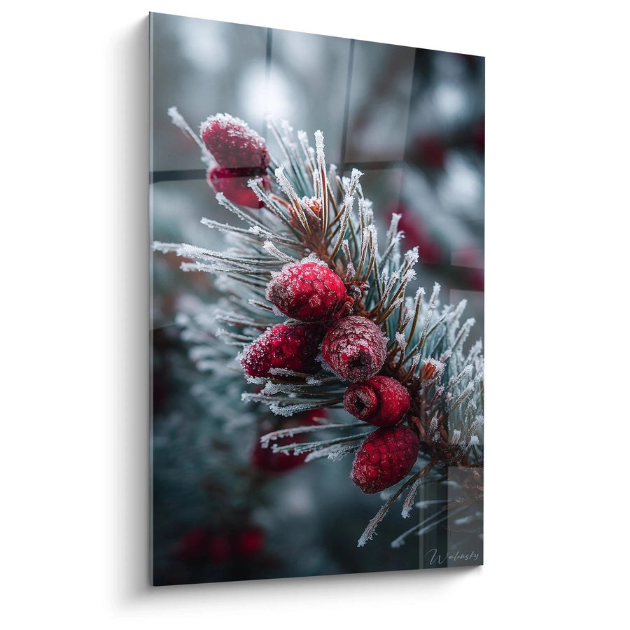 Tableau Baies Secrets du jardin gelé - édition Noel