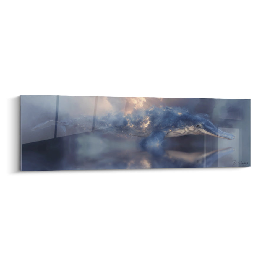 Tableau Baleine Majestueuse - Océan Mystique - édition Basilosaurus