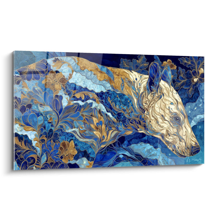Ornamental Andrewsarchus Painting - Golden Ocean - Andrewsarchus Edition