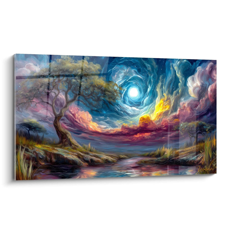 Tableau Baobab Gardien des secrets du Kalahari - édition paysage africain