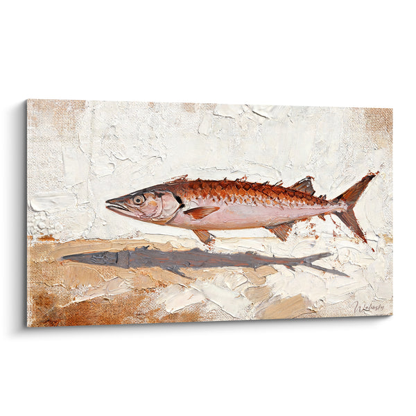 Tableau Barracuda cuivré à ombre grise - Prise du matin - Edition Barracuda