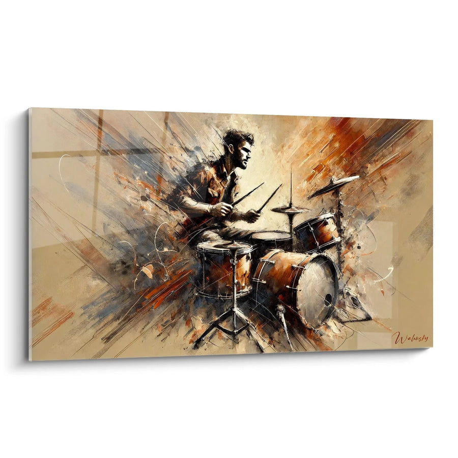 Cuadro Batería N°2 - Edición Música Abstracta